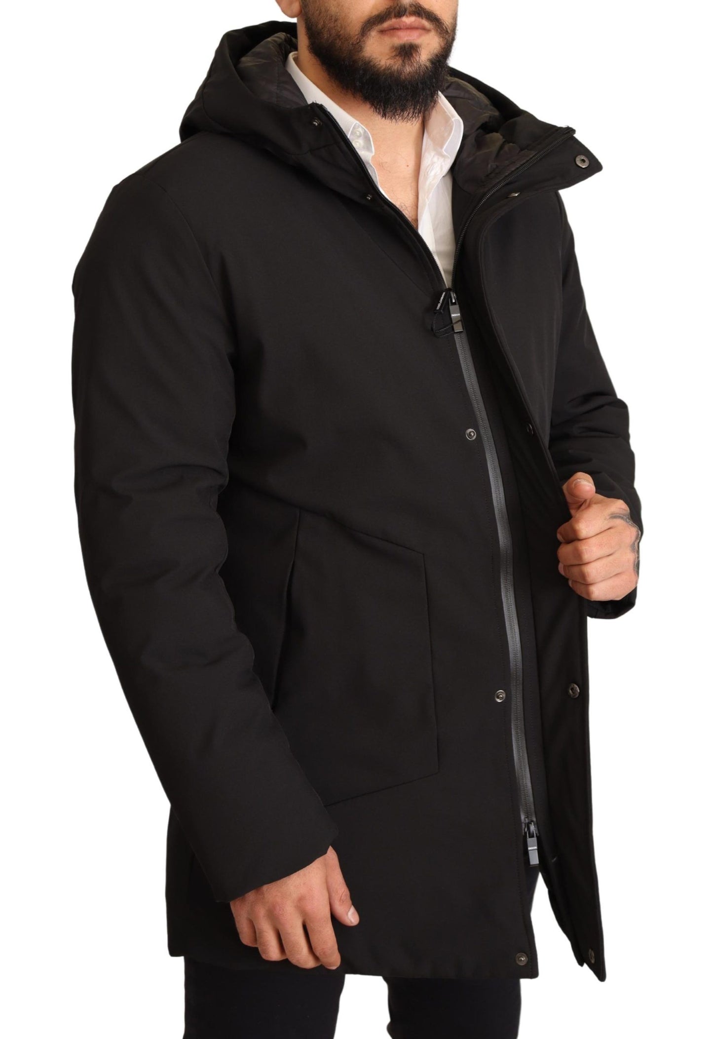 Elegant Lightweight Hooded Windbreaker Jacket