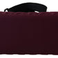 Chic Maroon Neoprene Crossbody Bag