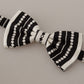 Elegant Polka Dot Silk Bow Tie