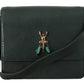 Elegant Green Leather Shoulder Bag