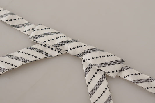 Chic Polka Dot Silk Bow Tie