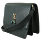 Elegant Green Leather Shoulder Bag