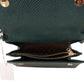 Elegant Green Leather Shoulder Bag