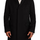 Gray Long Cashmere Coat Jacket