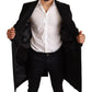 Gray Long Cashmere Coat Jacket