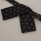 Elegant Polka Dot Silk Bow Tie