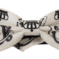Regal Crown Pattern Silk Bow Tie