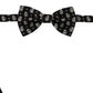 Elegant Black Silk Bow Tie