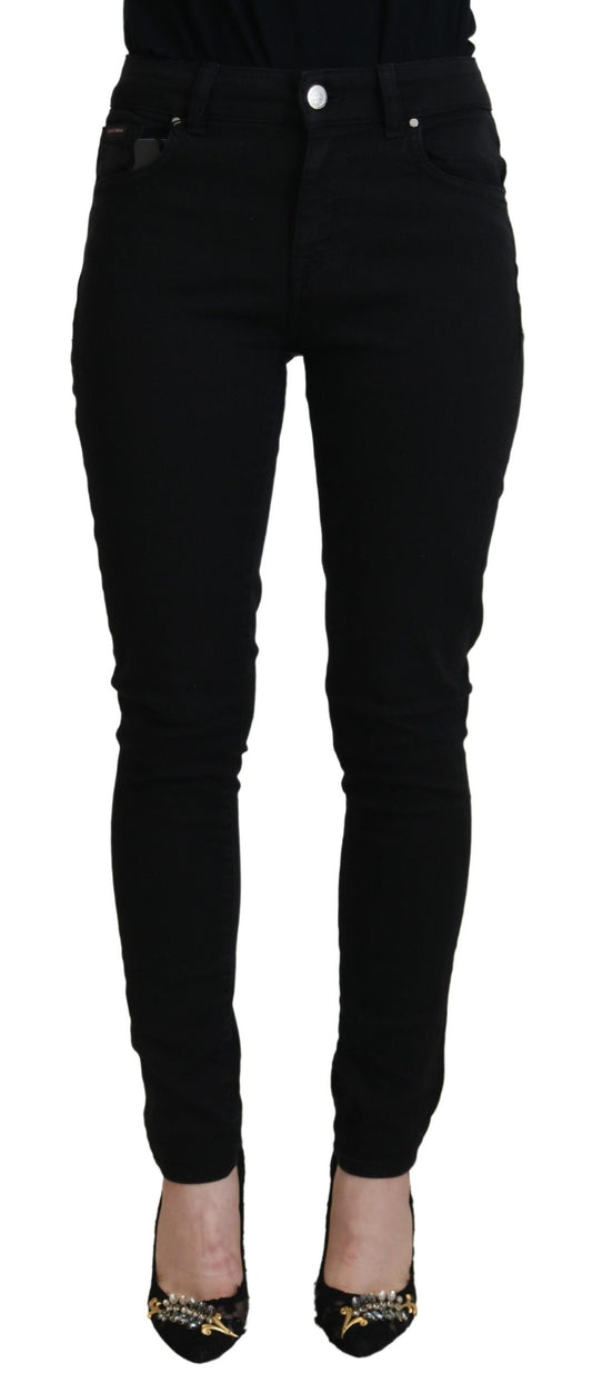 Elegant Black Denim Pants