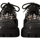 Sleek Studded Leather Sneakers