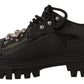Sleek Studded Leather Sneakers