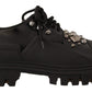 Sleek Studded Leather Sneakers