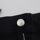 Elegant Black Denim Pants