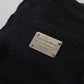Elegant Black Denim Pants