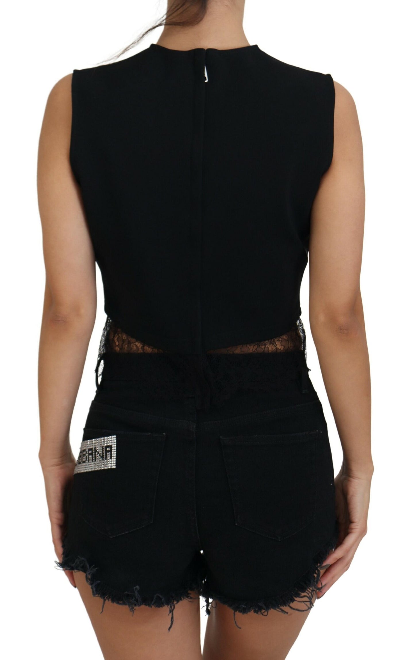 Elegant Black Sleeveless Tank Top