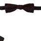 Elegant Bordeaux Bow Tie