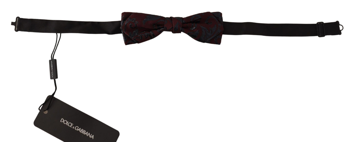 Elegant Bordeaux Bow Tie