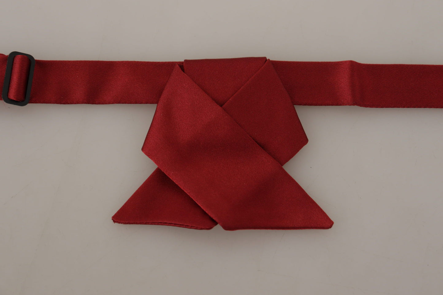 Elegant Red Silk Bow Tie