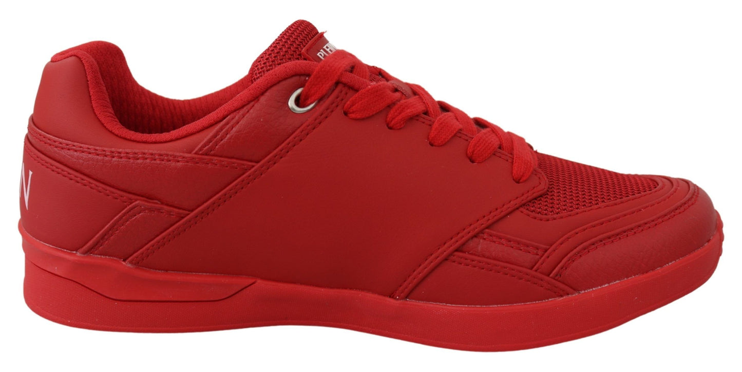 Elevate Your Game with Sleek Red Sneakers