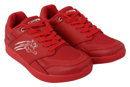 Elevate Your Game with Sleek Red Sneakers