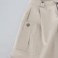Chic Beige Cotton Trousers for Elegant Comfort