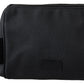 Elegant Black Canvas Mini Pouch Bag