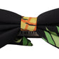 Elegant Black Silk Bow Tie