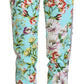 Multicolor Floral Sweatpants Pants