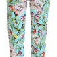 Multicolor Floral Sweatpants Pants