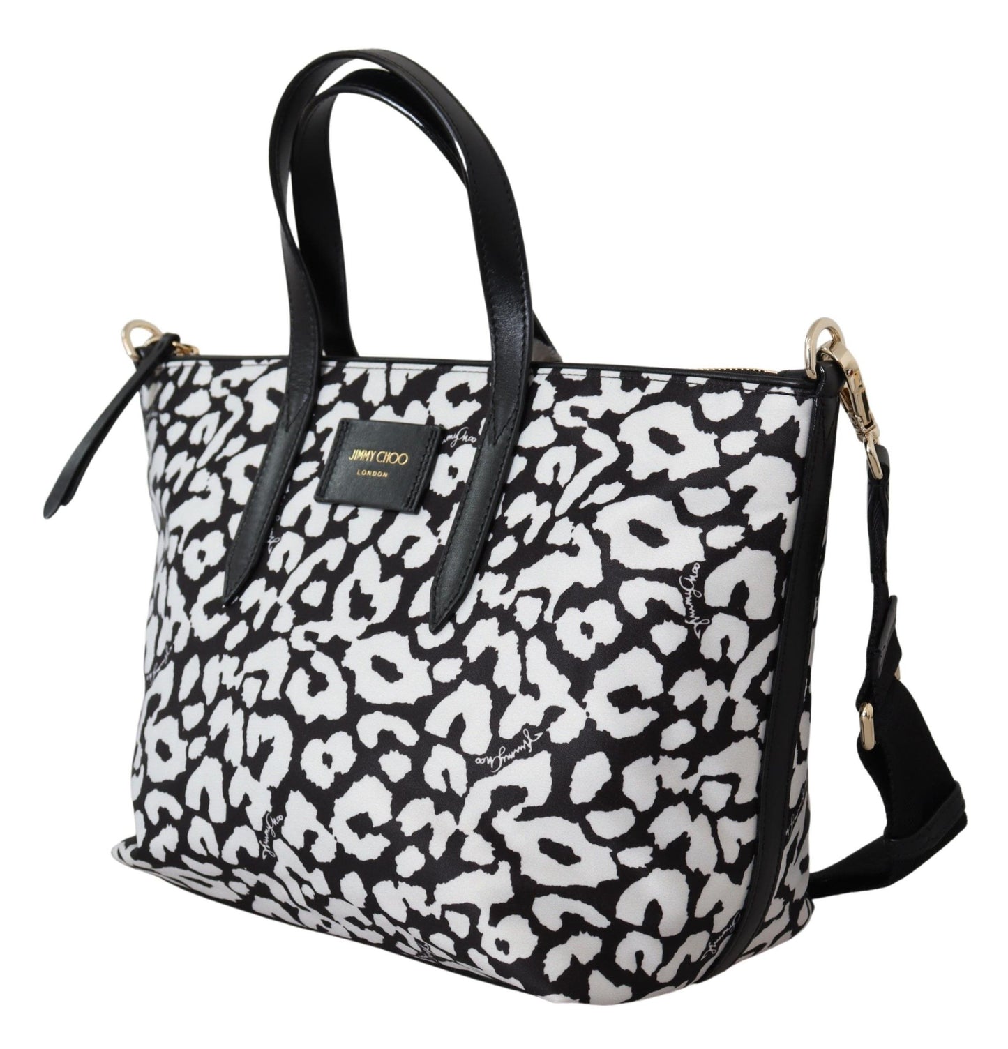 Chic Monochrome Clutch Tote Crossbody Bag