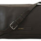 Authentic Textured Leather Messenger Bag