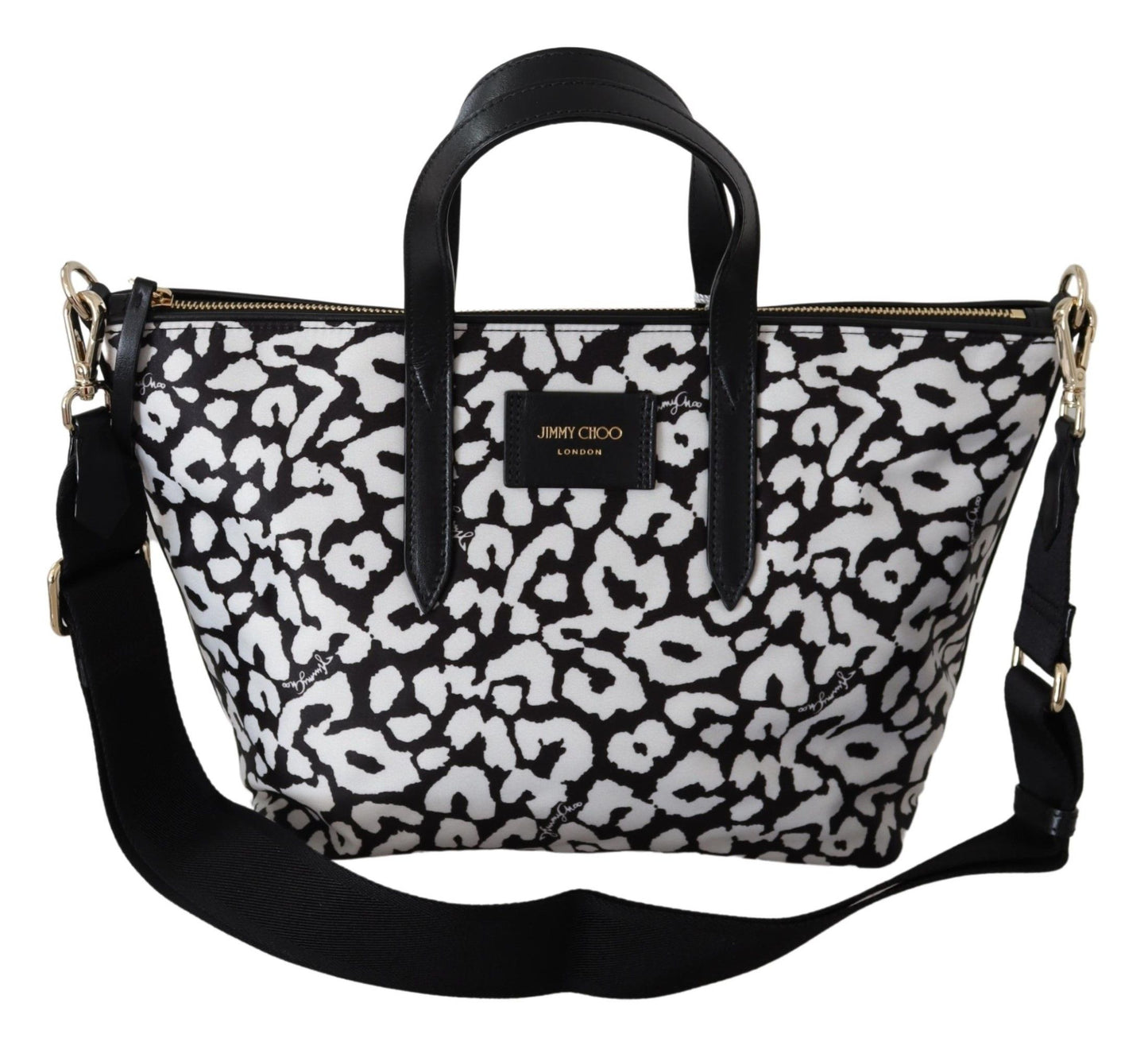 Chic Monochrome Clutch Tote Crossbody Bag