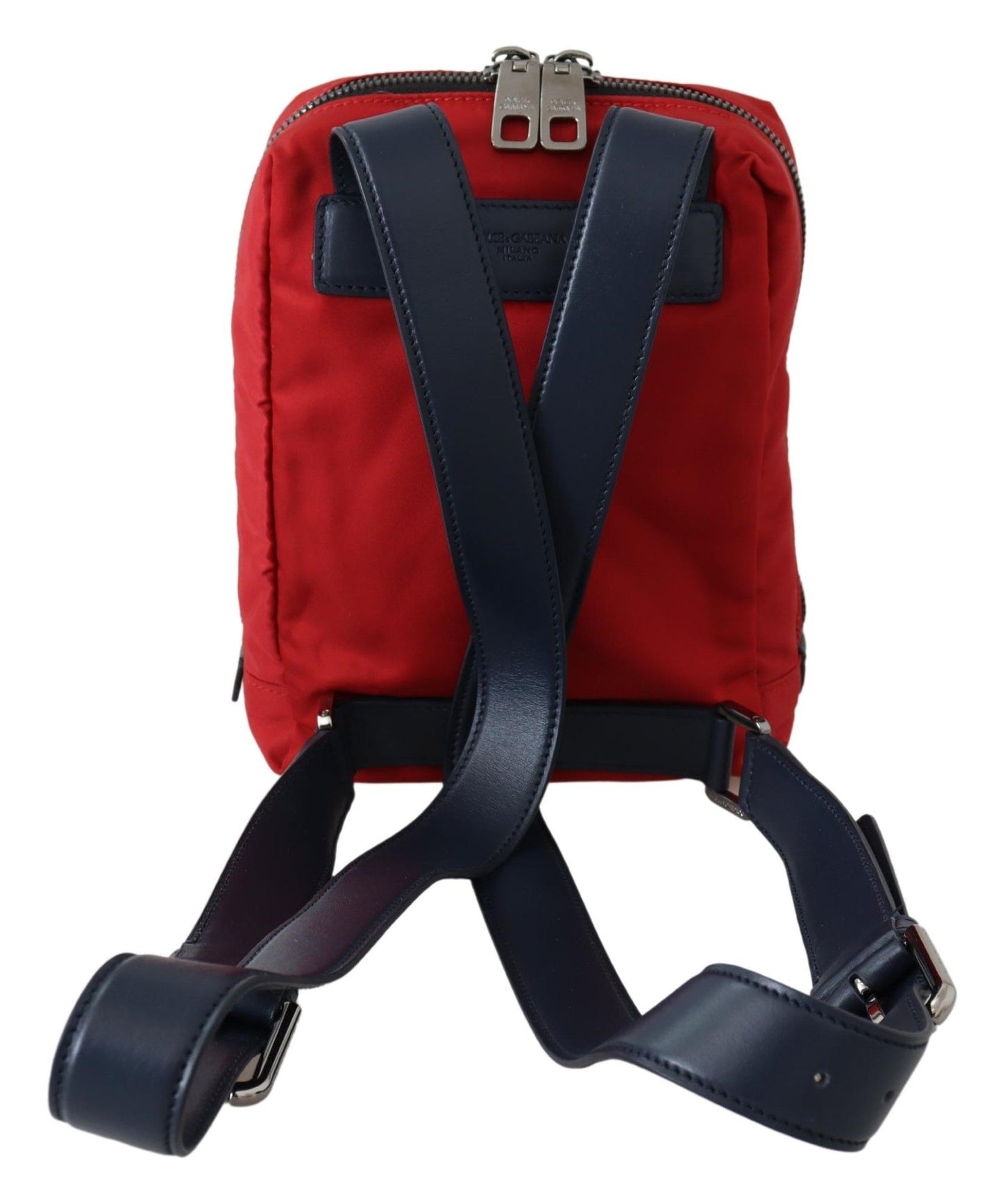 Chic Red Nylon Mini Backpack for Men