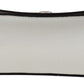 Chic White Leather Shoulder Bag with Magnetic Closure