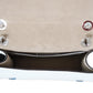 Chic White Leather Shoulder Bag with Magnetic Closure