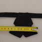 Elegant Black Silk Bow Tie