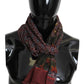 Elegant Multicolor Viscose Blend Men's Scarf