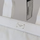 Elegant White Nylon Tote Bag with Leather Accents