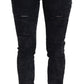 Elegant Black Denim Pants with Chic Detailing