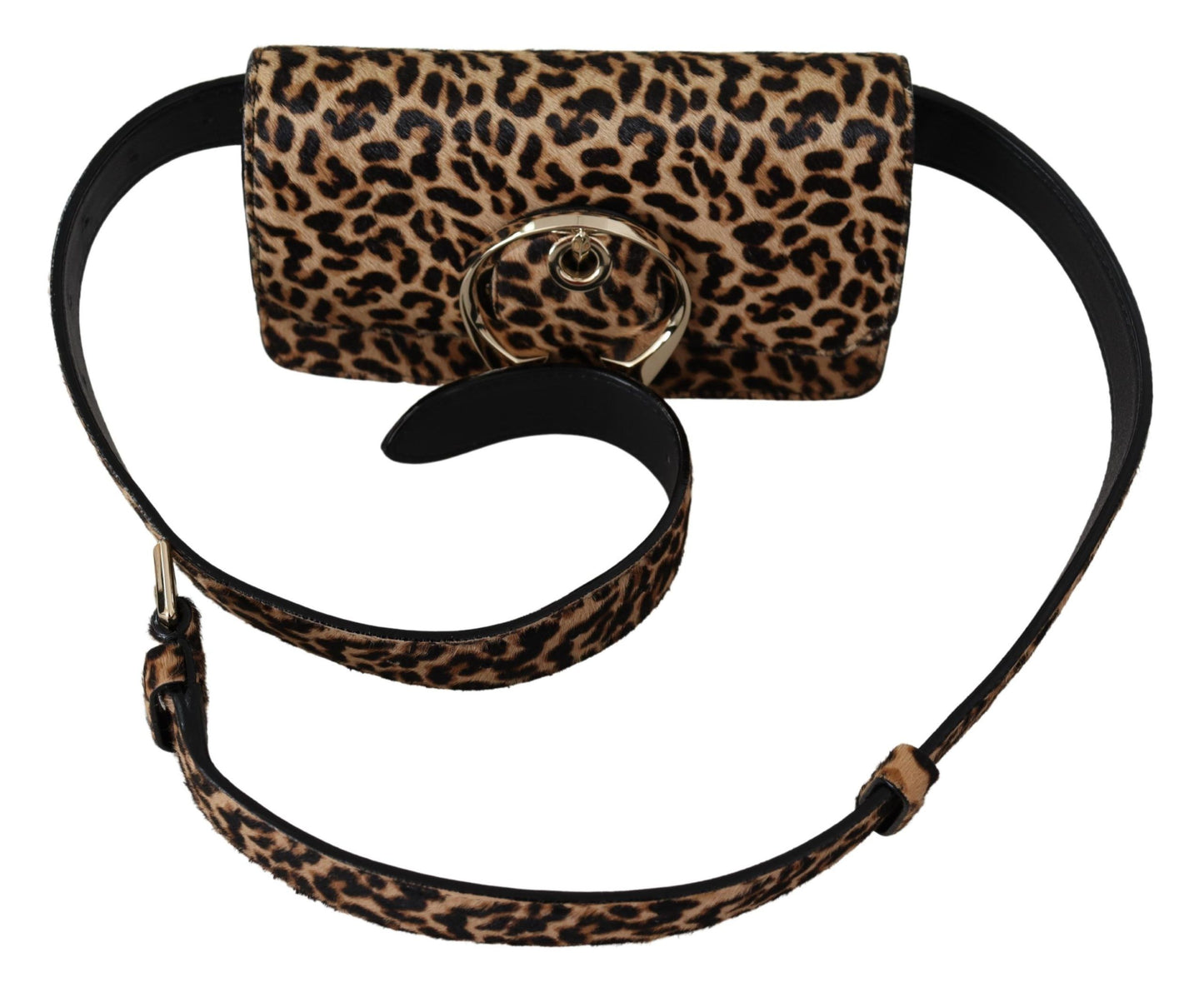 Chic Leopard Brown Belt Bag