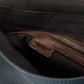 Elegant Blue Leather Backpack Bag