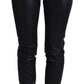 Elegant Italian Black Denim Pants
