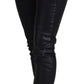 Elegant Italian Black Denim Pants
