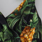 Tropical V-Neck Cotton Maxi Dress