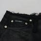 Elegant Italian Black Denim Pants