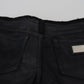Elegant Italian Black Denim Pants