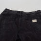 Elegant High Waist Black Denim Jeans