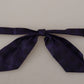 Elegant Silk Bow Tie in Blue