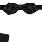 Exquisite Silk Polka Dot Bow Tie