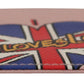 Chic Pink Leather Cardholder with Exclusive Print